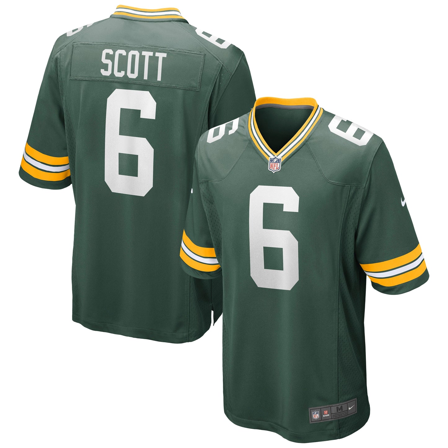 JK Scott Green Bay Packers Nike Game Jersey - Green