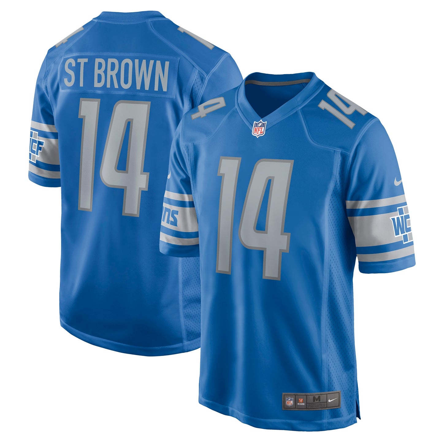 Amon-Ra St. Brown Detroit Lions Nike Game Player Jersey - Blue