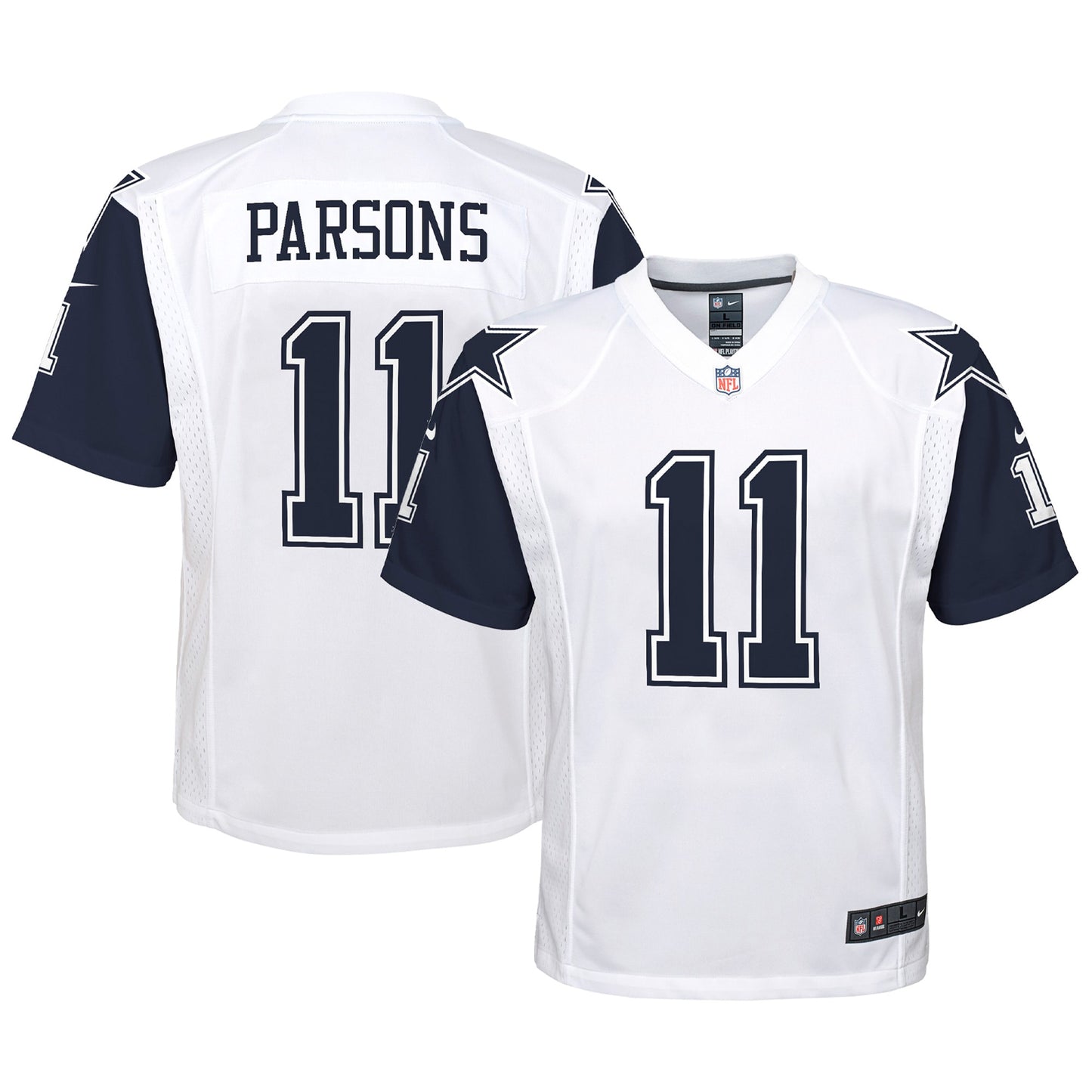 Micah Parsons Dallas Cowboys Nike Youth Alternate Game Jersey - White