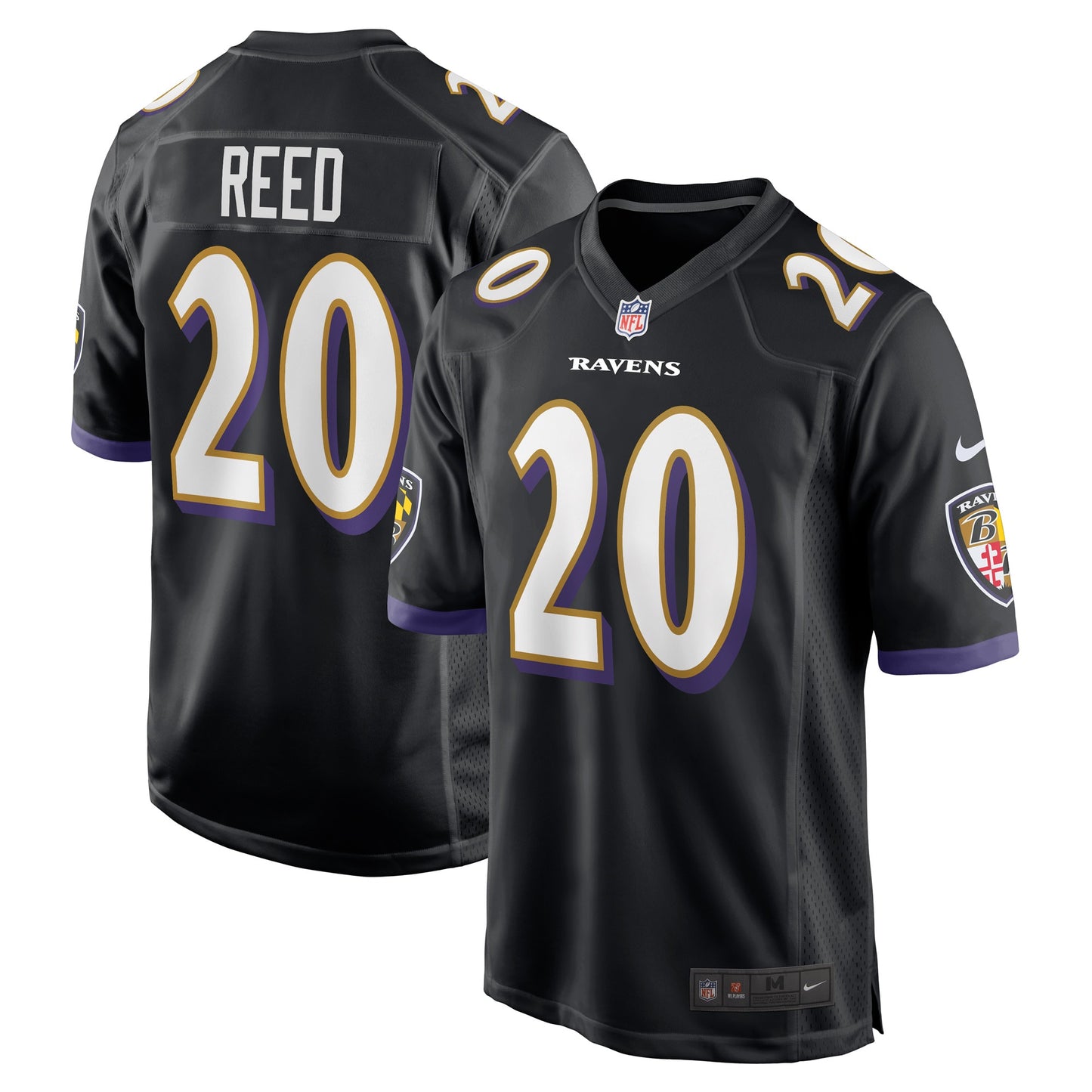 Ed Reed Baltimore Ravens Nike Retired Player Jersey - Black