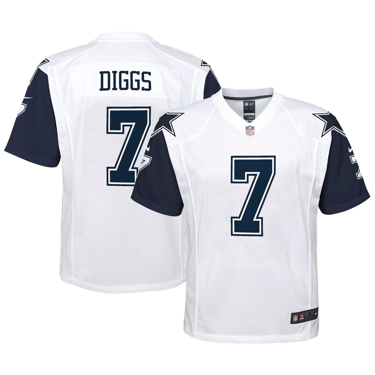 Youth Nike Trevon Diggs White Dallas Cowboys Alternate Game Jersey